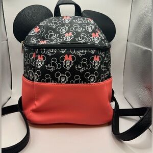 DANI Disney Backpack - Black and Red-NWOT